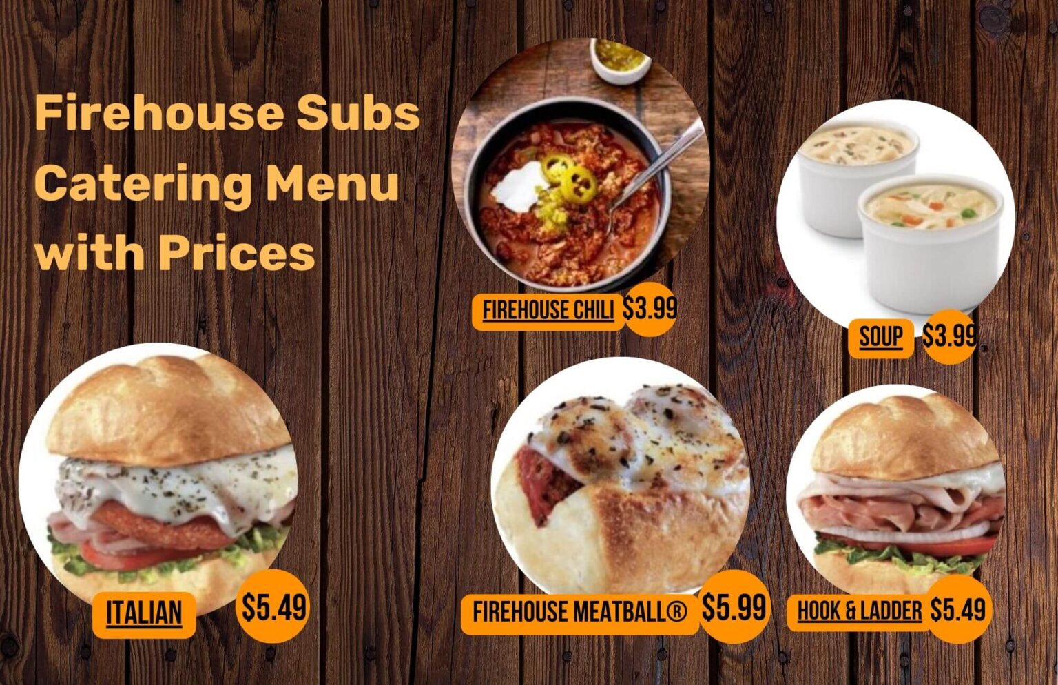 Firehouse Subs Catering Menu with Prices [ Updated May 2025 ]
